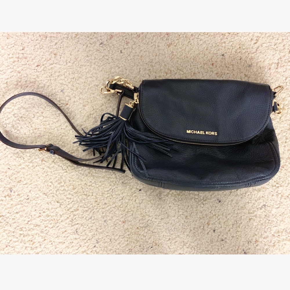 PRICE REDUCED! Navy Michael Kors Bedford Crossbody
